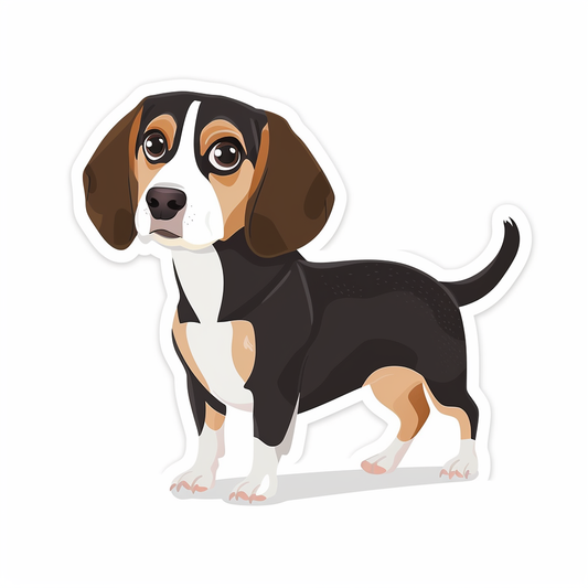 Beagle Dog Vinyl Decal Sticker for Car, Laptop, Tumbler and more # F06883