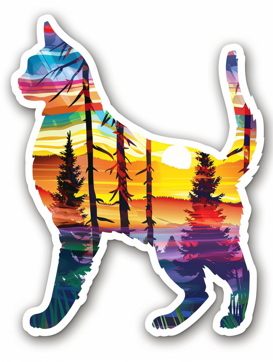 Bengal cat Vinyl Decal Sticker for Car, Laptop, Tumbler and more # F07108