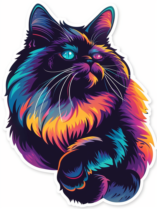 Birman cat Vinyl Decal Sticker for Car, Laptop, Tumbler and more # F07104