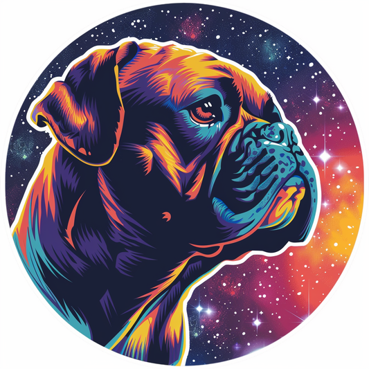 Boxer Dog Vinyl Decal Sticker for Car, Laptop, Tumbler and more # F06991