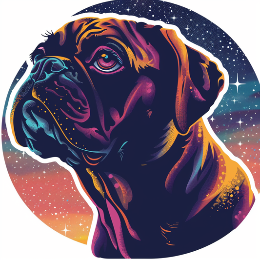 Boxer Dog Vinyl Decal Sticker for Car, Laptop, Tumbler and more # F06989