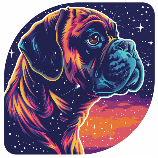Boxer Dog Vinyl Decal Sticker for Car, Laptop, Tumbler and more # F06988