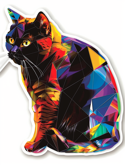 British Shorthair cat Vinyl Decal Sticker for Car, Laptop, Tumbler and more # F07097