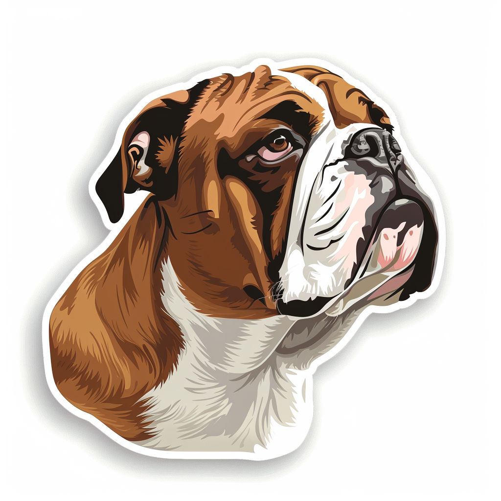 Bulldog Dog Vinyl Decal Sticker for Car, Laptop, Tumbler and more # F06865