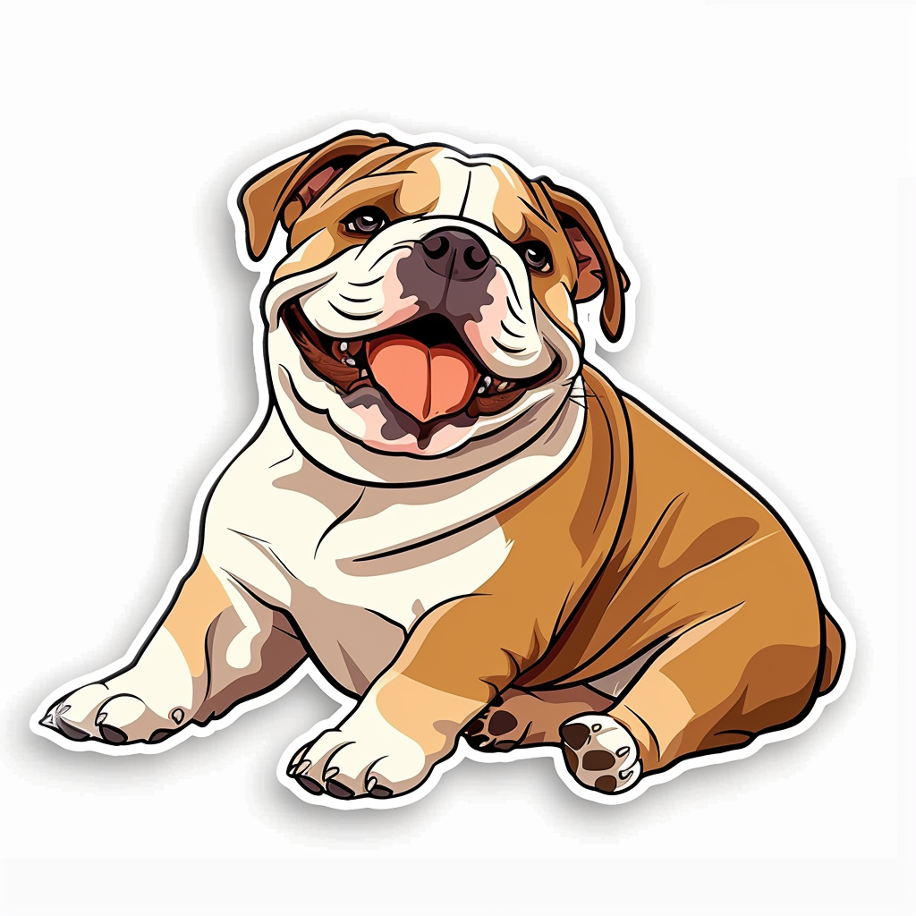 Bulldog Dog Vinyl Decal Sticker for Car, Laptop, Tumbler and more # F06874