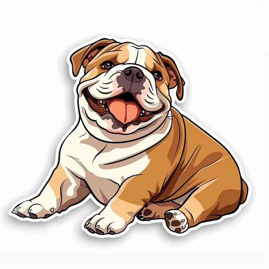 Bulldog Dog Vinyl Decal Sticker for Car, Laptop, Tumbler and more # F06874