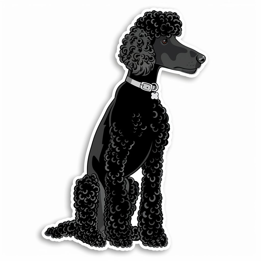 Poodle Dog Vinyl Decal Sticker for Car, Laptop, Tumbler and more # F06868