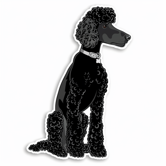 Poodle Dog Vinyl Decal Sticker for Car, Laptop, Tumbler and more # F06868