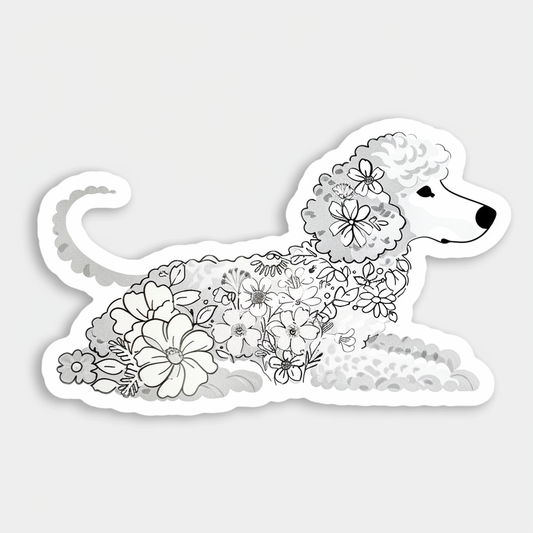 Poodle Dog Vinyl Decal Sticker for Car, Laptop, Tumbler and more # F06862