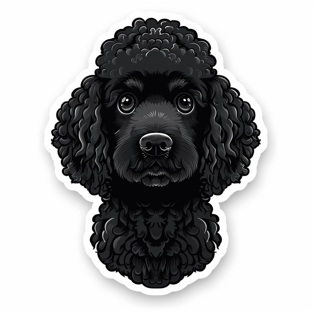 Poodle Dog Vinyl Decal Sticker for Car, Laptop, Tumbler and more # F06722