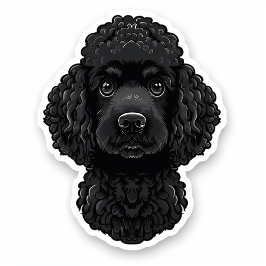 Poodle Dog Vinyl Decal Sticker for Car, Laptop, Tumbler and more # F06722