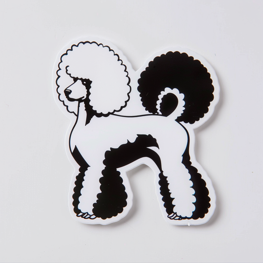 Poodle Dog Vinyl Decal Sticker for Car, Laptop, Tumbler and more # F06720