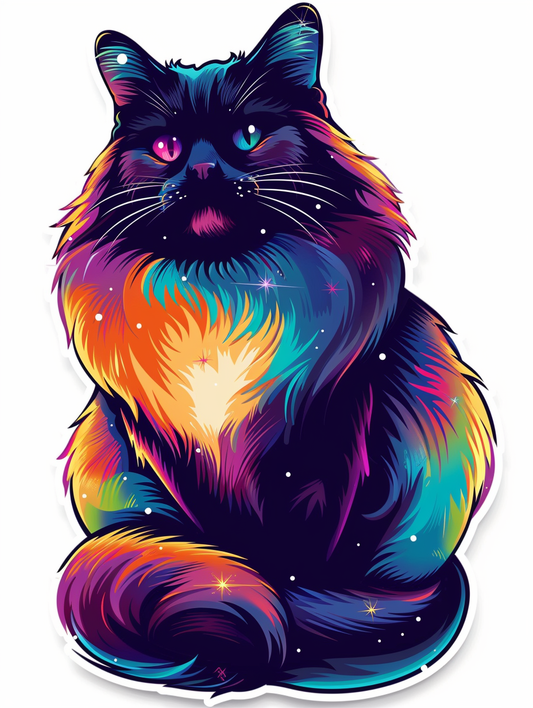 Ragdoll cat Vinyl Decal Sticker for Car, Laptop, Tumbler and more # F07073