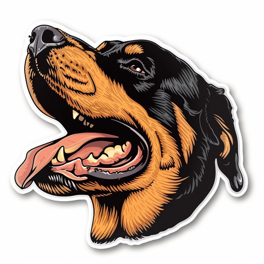 Rottweiler Dog Vinyl Decal Sticker for Car, Laptop, Tumbler and more # F06719
