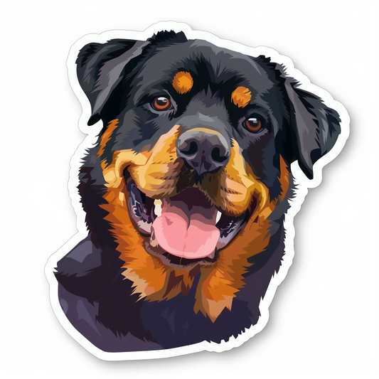 Rottweiler Dog Vinyl Decal Sticker for Car, Laptop, Tumbler and more # F06849