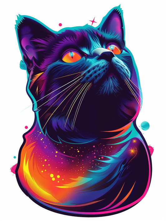 Scottish Fold Cat Vinyl Decal Sticker for Car, Laptop, Tumbler and more # F07086