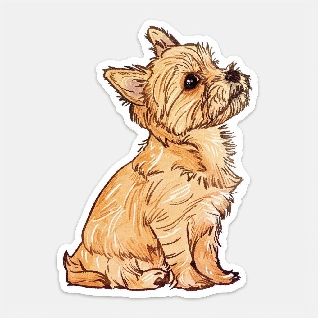 Yorkshire Terrier Dog Vinyl Decal Sticker for Car, Laptop, Tumbler and more # F06845