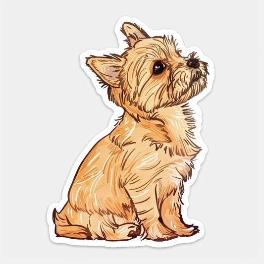 Yorkshire Terrier Dog Vinyl Decal Sticker for Car, Laptop, Tumbler and more # F06845