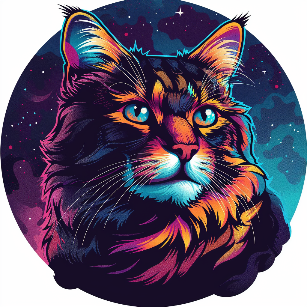 Maine Coon cat Vinyl Decal Sticker for Car, Laptop, Tumbler and more # F06998