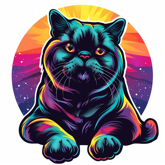 Scottish Fold Cat Vinyl Decal Sticker for Car, Laptop, Tumbler and more # F07082