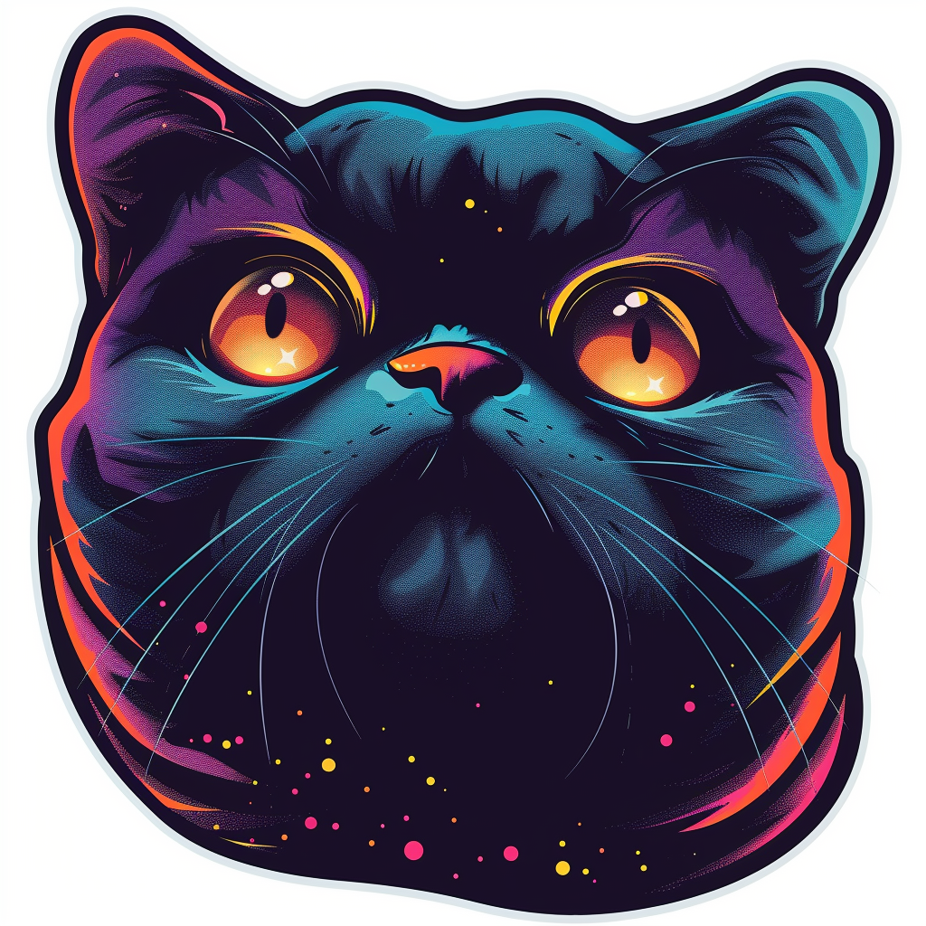 Scottish Fold Cat Vinyl Decal Sticker for Car, Laptop, Tumbler and more # F07080