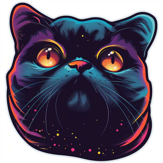 Scottish Fold Cat Vinyl Decal Sticker for Car, Laptop, Tumbler and more # F07080