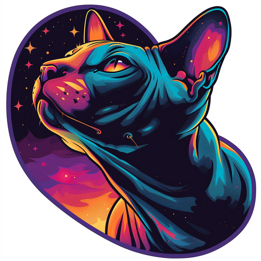Sphynx cat Vinyl Decal Sticker for Car, Laptop, Tumbler and more # F07076