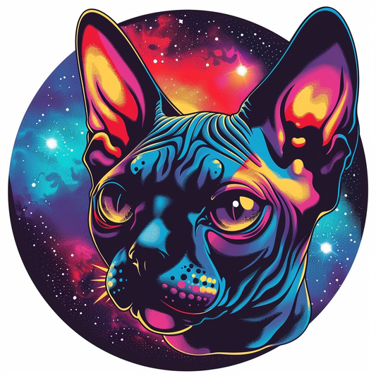 Sphynx cat Vinyl Decal Sticker for Car, Laptop, Tumbler and more # F07071