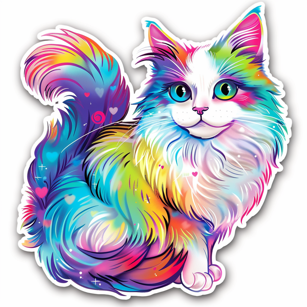 Heart Cat Ragdoll Vinyl Decal Sticker for Car, Laptop, Tumbler and more # F06741
