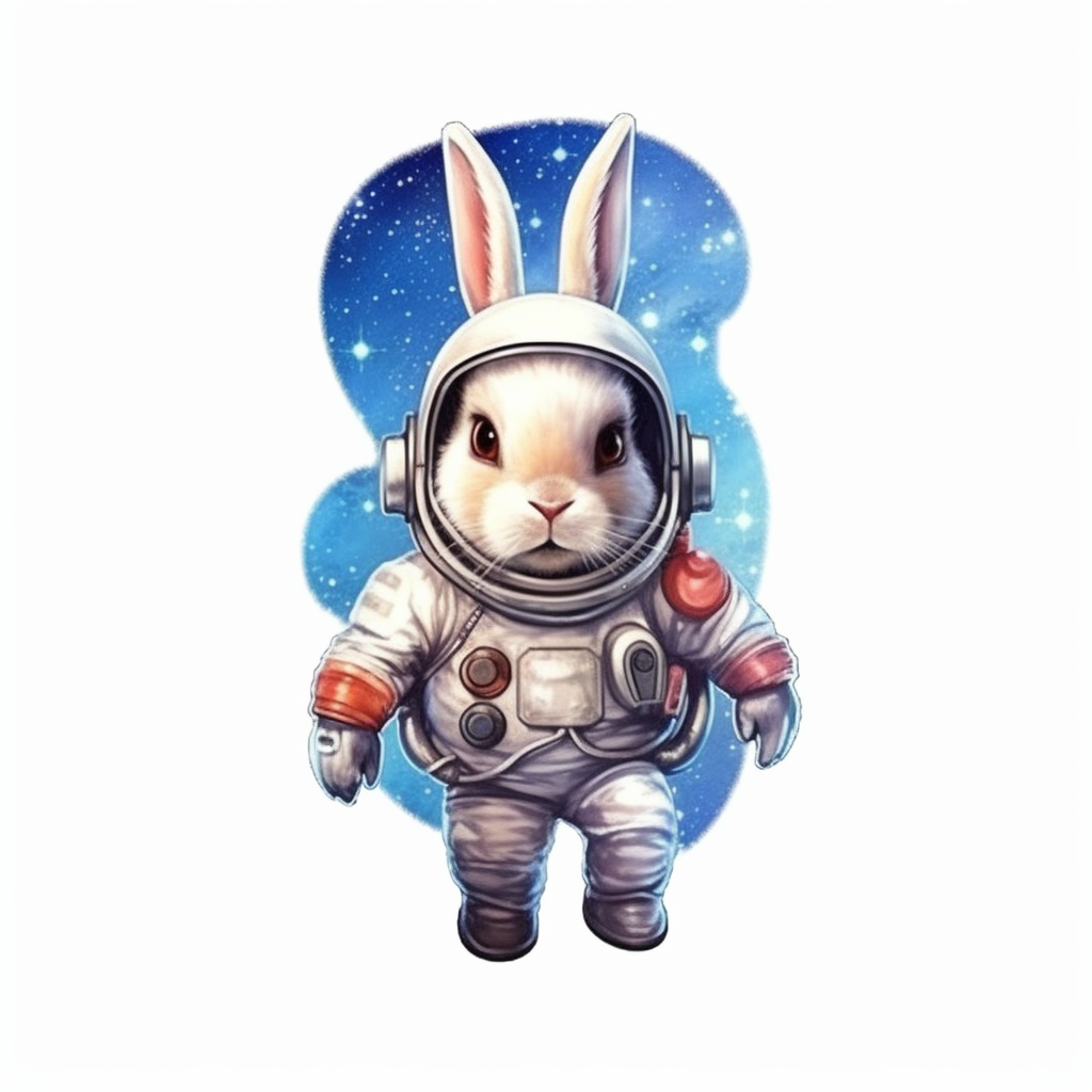 Cute and adorable Bunny Rabbit Vinyl Decal Sticker for Car, Laptop, Tumbler and more # 0010862