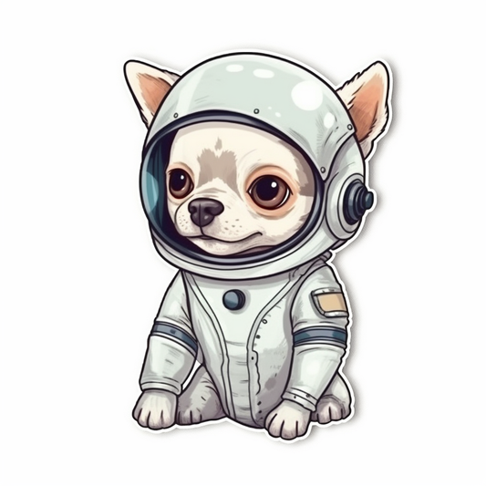 Chihuahua Dog Vinyl Decal Sticker for Car, Laptop, Tumbler and more # 003654