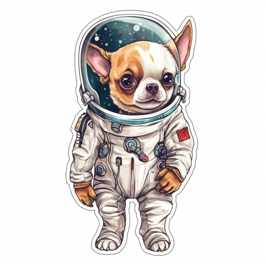 Chihuahua Dog Vinyl Decal Sticker for Car, Laptop, Tumbler and more # 003640