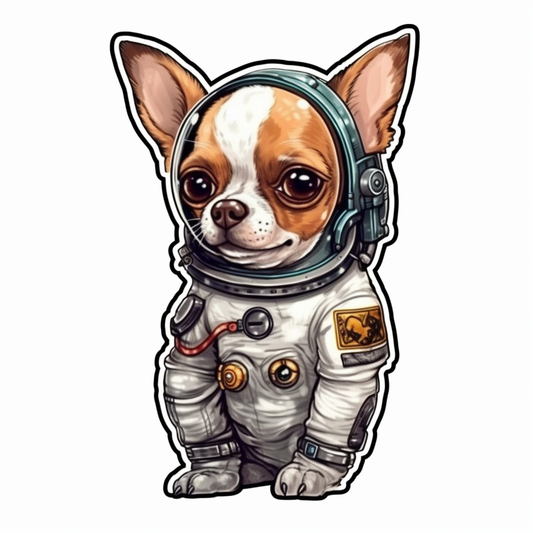 Chihuahua Dog Vinyl Decal Sticker for Car, Laptop, Tumbler and more # 003646