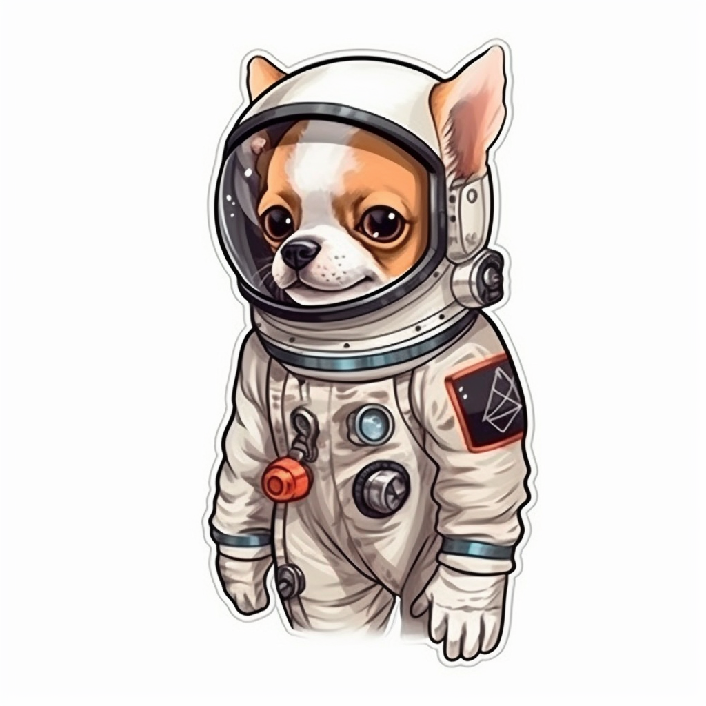 Chihuahua Dog Vinyl Decal Sticker for Car, Laptop, Tumbler and more # 003660