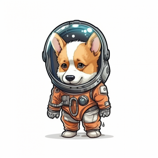 Corgi Dog Vinyl Decal Sticker for Car, Laptop, Tumbler and more # 003525