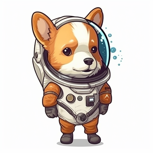 Corgi Dog Vinyl Decal Sticker for Car, Laptop, Tumbler and more # 003523
