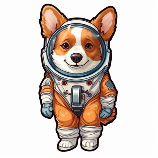 Corgi Dog Vinyl Decal Sticker for Car, Laptop, Tumbler and more # 003533