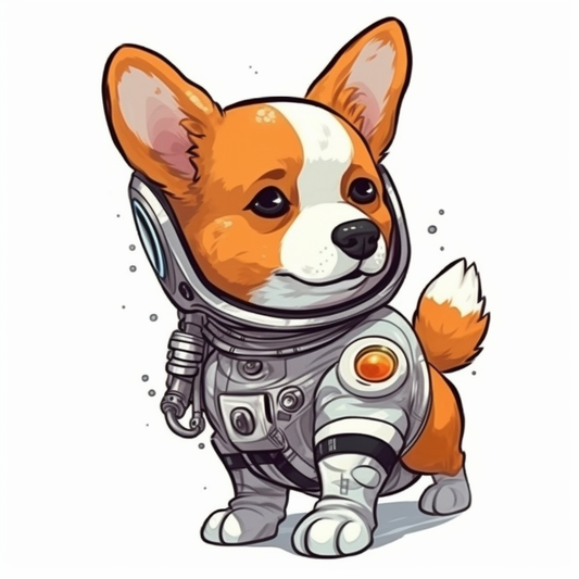Corgi Dog Vinyl Decal Sticker for Car, Laptop, Tumbler and more # 003530