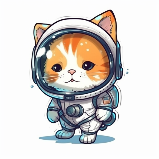 Cute Cat Vinyl Decal Sticker for Car, Laptop, Tumbler and more # 003943