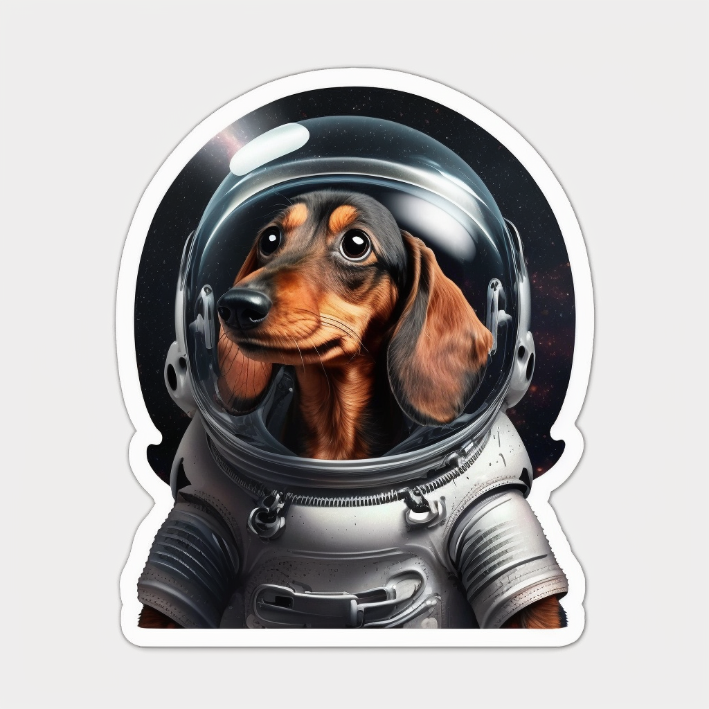 Dachshund Dog Vinyl Decal Sticker for Car, Laptop, Tumbler and more # 002844