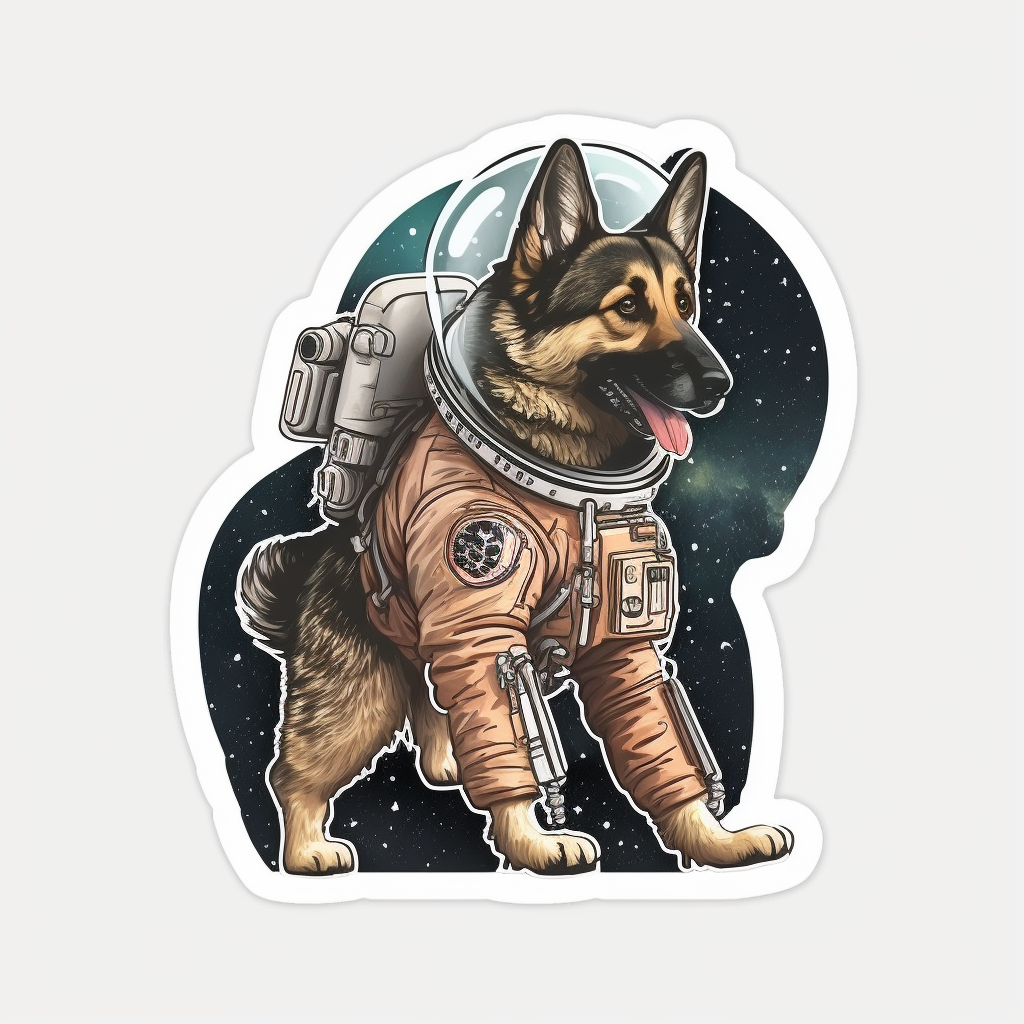 German Shepherd Vinyl Decal Sticker for Car, Laptop, Tumbler and more # 1570