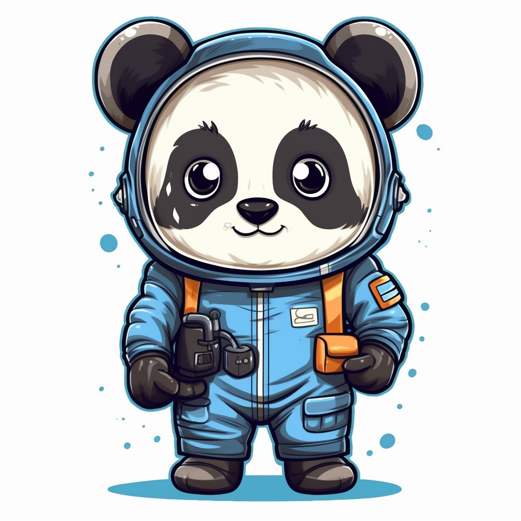 Cute and adorable Panda Vinyl Decal Sticker for Car, Laptop, Tumbler and more # 0010742