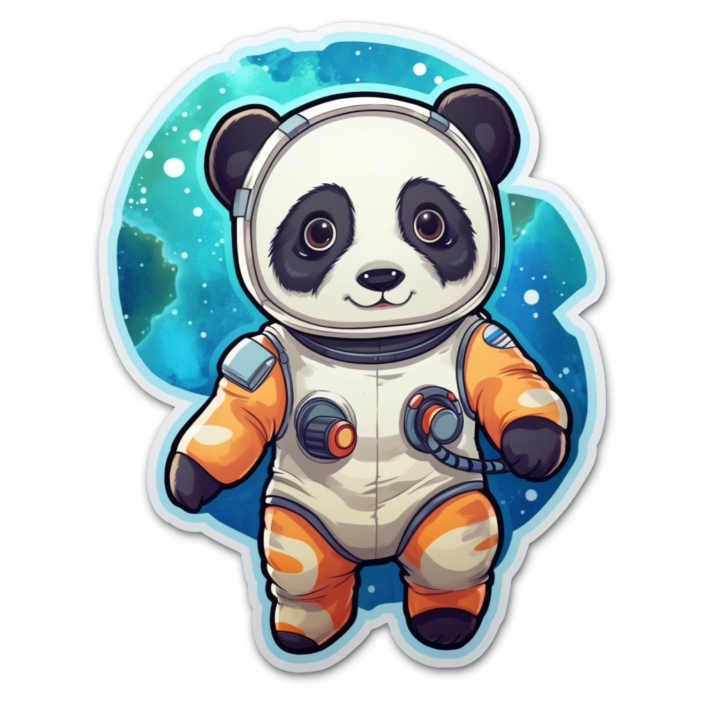 Cute and adorable Panda Vinyl Decal Sticker for Car, Laptop, Tumbler and more # 0010741