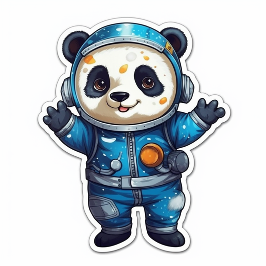 Cute and adorable Panda Vinyl Decal Sticker for Car, Laptop, Tumbler and more # 0010750