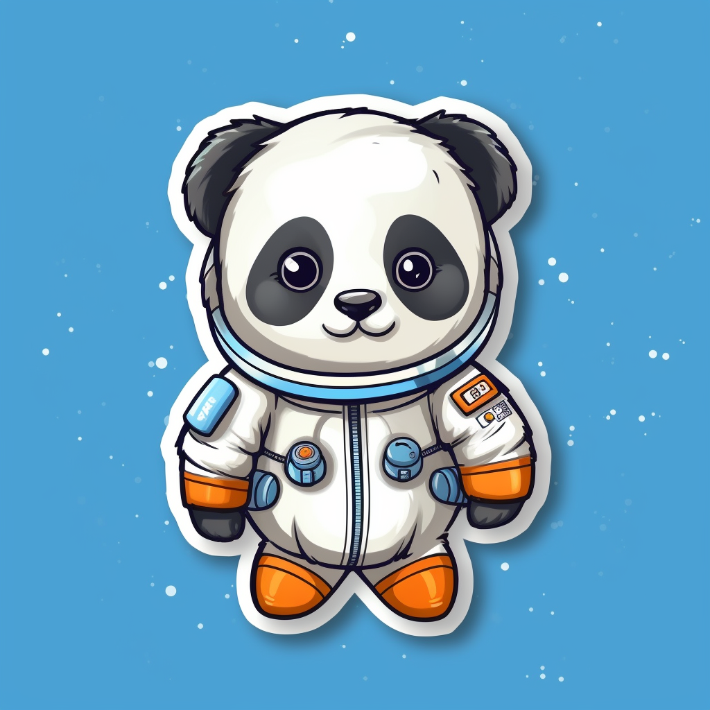 Cute and adorable Panda Vinyl Decal Sticker for Car, Laptop, Tumbler and more # 0010749