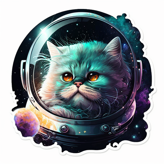 persian cat Vinyl Decal Sticker for Car, Laptop, Tumbler and more # 1590