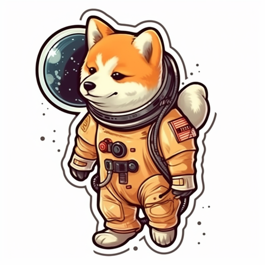 Shiba Inu Dog Vinyl Decal Sticker for Car, Laptop, Tumbler and more # 001588