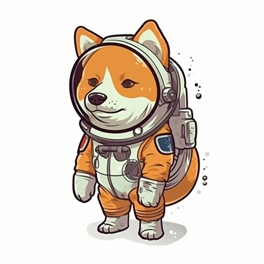 Shiba Inu Dog Vinyl Decal Sticker for Car, Laptop, Tumbler and more # 001582