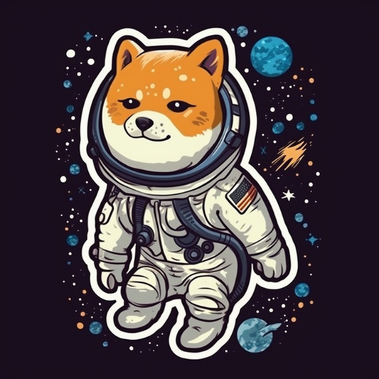 Shiba Inu Dog Vinyl Decal Sticker for Car, Laptop, Tumbler and more # 001585