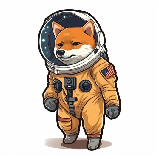 Shiba Inu Dog Vinyl Decal Sticker for Car, Laptop, Tumbler and more # 001590